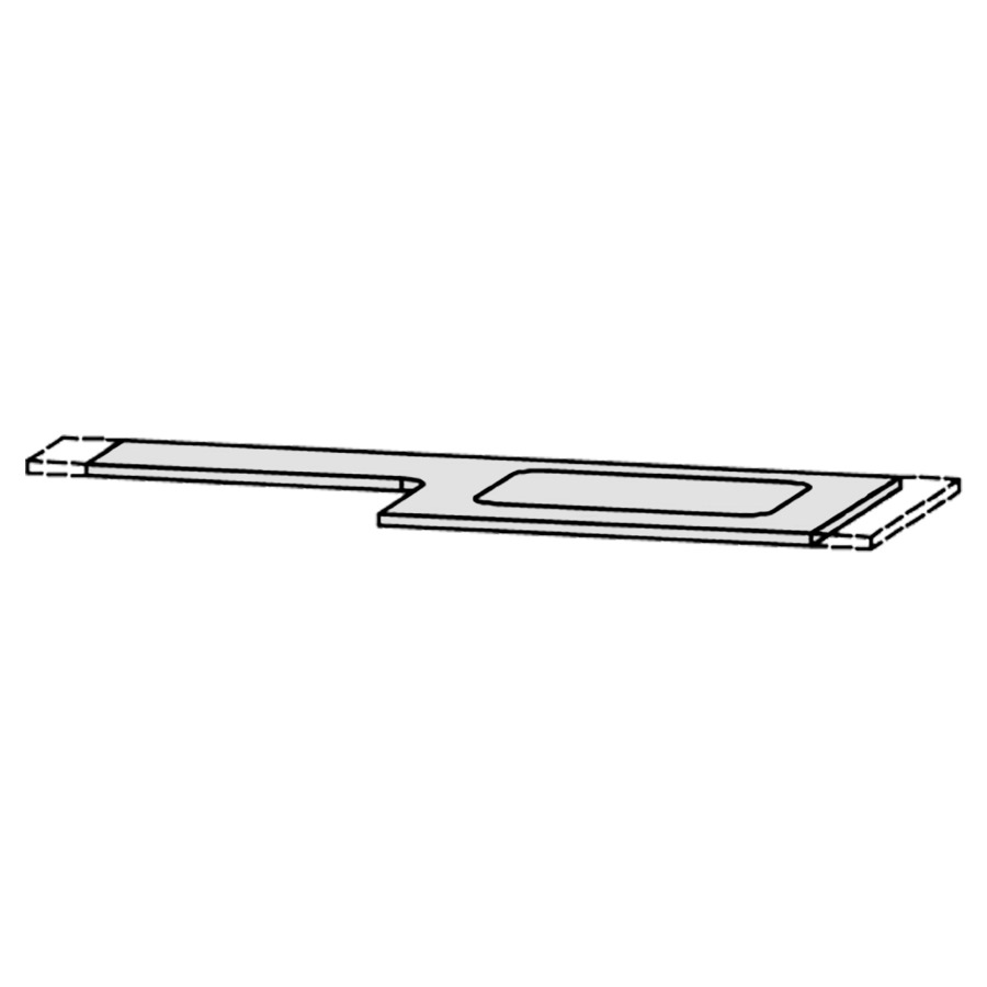 Table de lavabo
Serra Ritom
131-150 x 55,5 x 1,2-2 cm
profondeur élément WC 23,3 cm.
élément WC à gauche
axe de lavabo selon liste
excl. consoles
encastrement par dessous