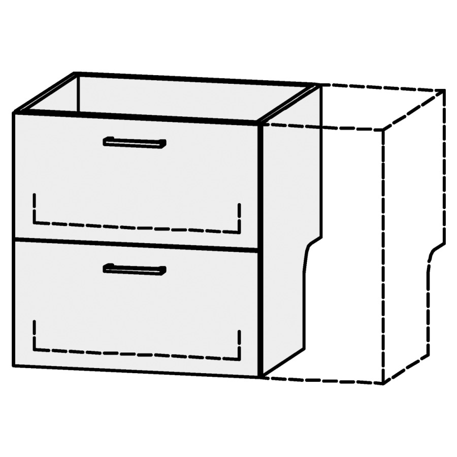 Élément inférieur
Serra Ritom
61-90 x 60,2 x 54,5 cm
élément avec 2 tiroirs
extrait complet avec Blumotion
sans cache-siphon
sans panneau arrière
