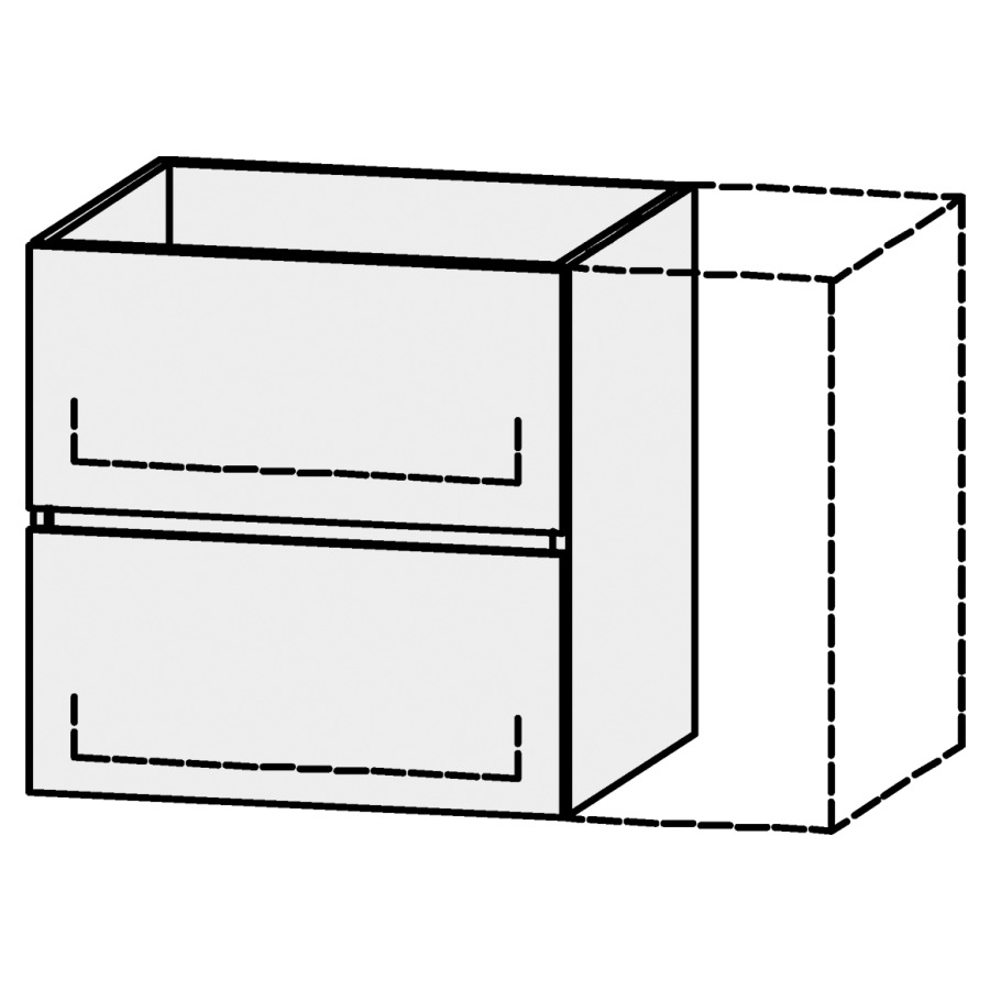 Élément inférieur
Serra Ritom Line
61-90 x 60,2 x 54,5 cm
élément avec 2 tiroirs
extrait complet avec Blumotion
sans cache-siphon
sans panneau arrière