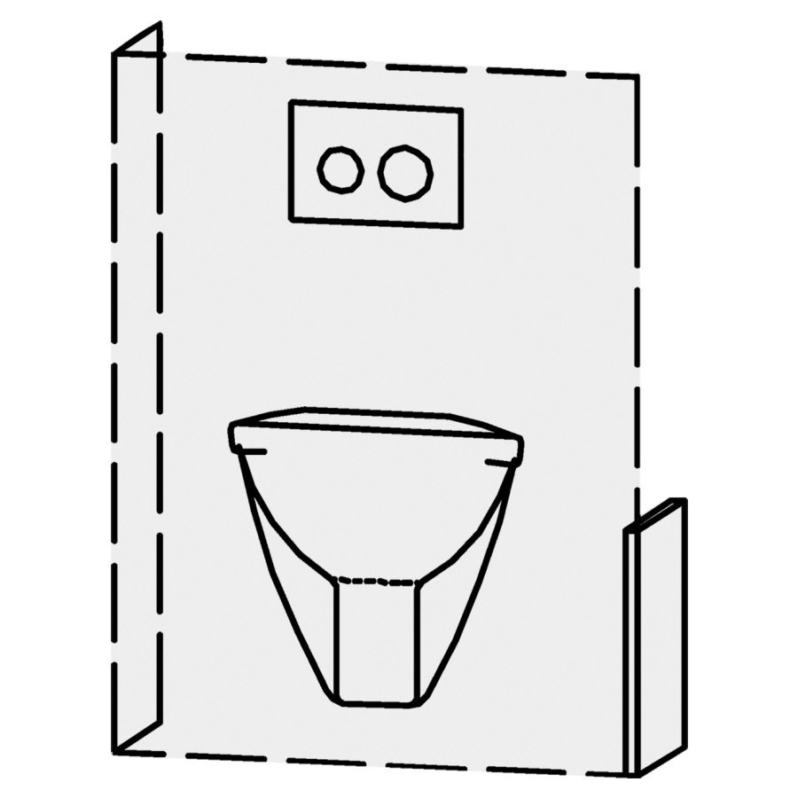 Pièce latéral Serra
1,6 x 25 x 19,7 cm
pour rêvetement WC pour
finition sans socle
pièce latéral à droite
resistant à l`eau