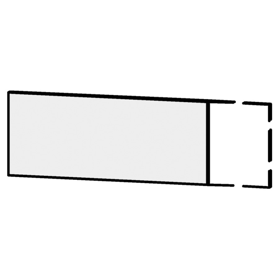 Bandeau socle Serra
61-80 x 25 x 1,6 cm
pour éléments inférieurs Serra
resistant à l`eau
