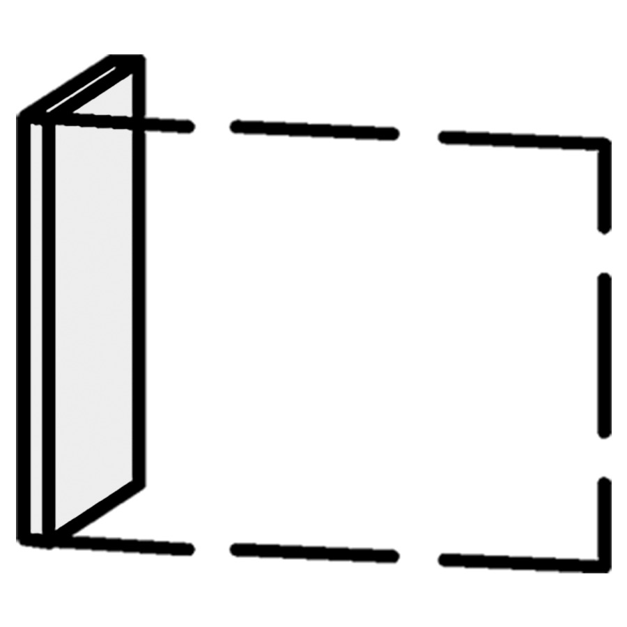 Pièce latéral pour bandeau socle Serra