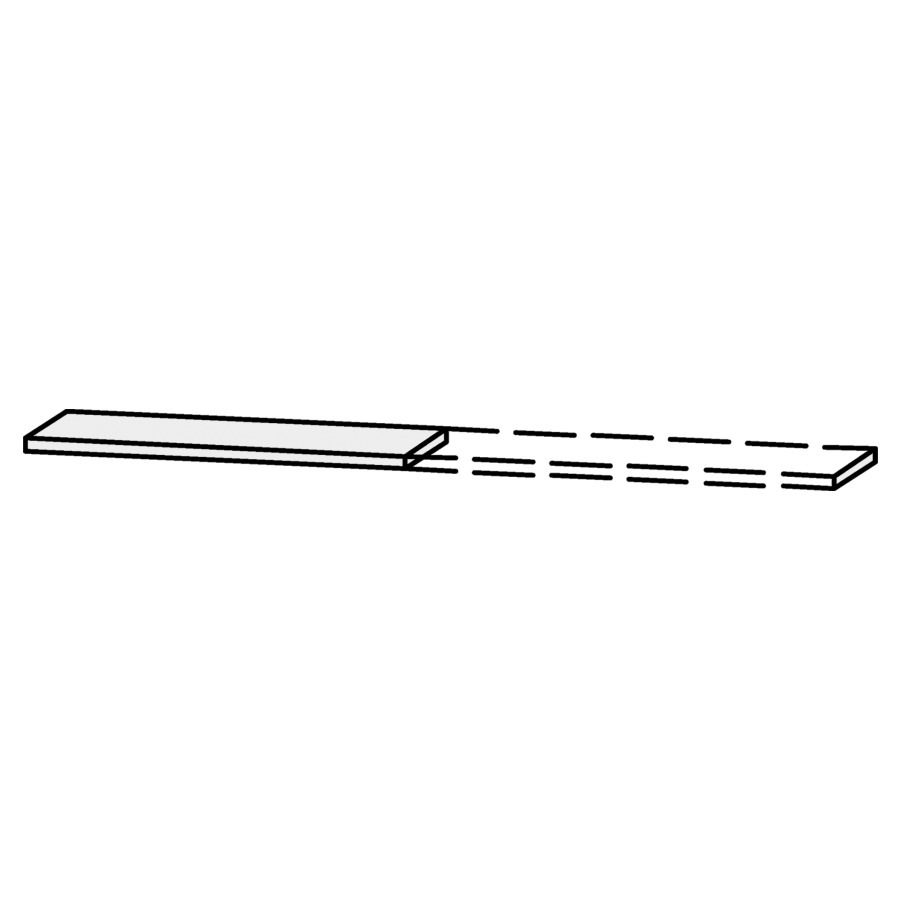 Recouvrement
Serra Prato
61-130 x 25,5 x 1-2 cm
pour plaque frontale WC
