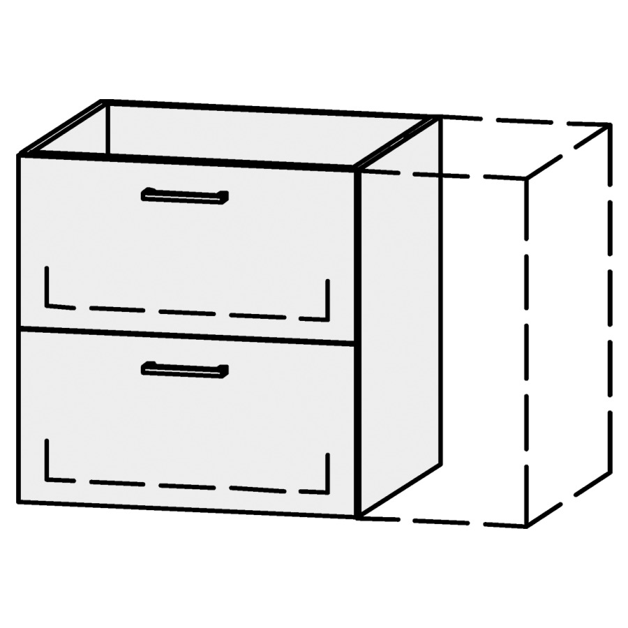 Élément inférieur
Serra Ritom
61-90 x 60,2 x 54,5 cm
élément avec 2 tiroirs
extrait complet avec Blumotion
1 cache-siphon
sans panneau arrière