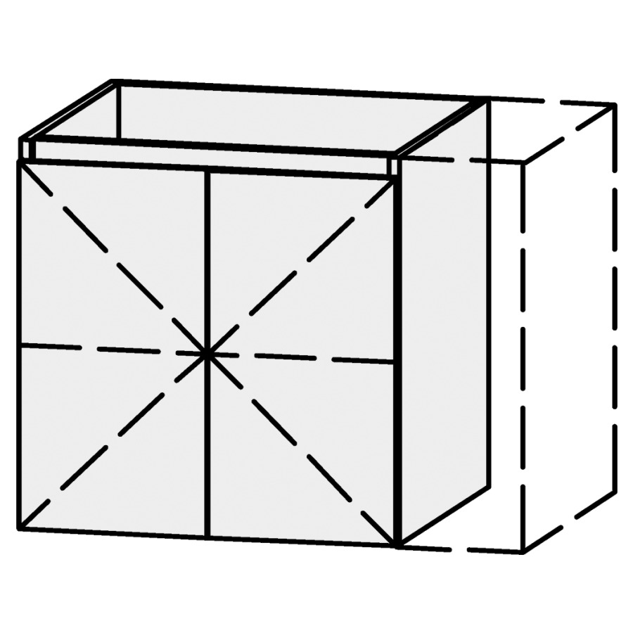 Élément inférieur
Serra Ritom Style
61-80 x 60,2 x 54,5 cm
élément avec 2 portes,
1 rayon réglable,
sans découpe pour le siphon
sans panneau arrière
portes avec Blumotion