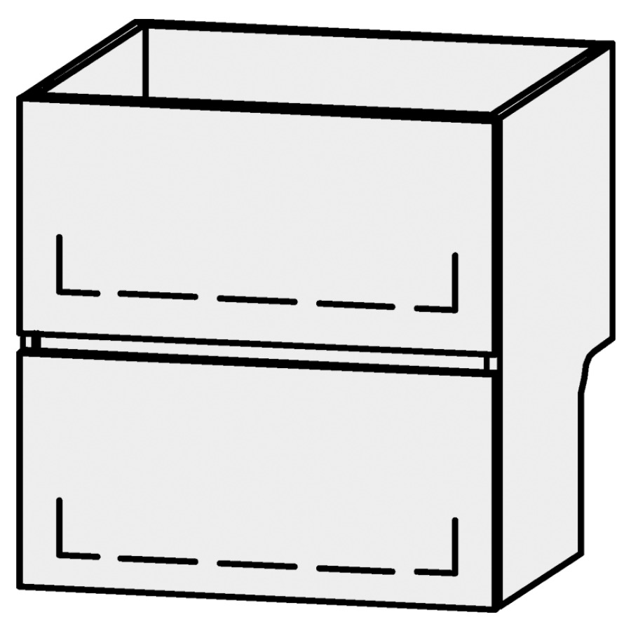 Élément inférieur
Serra Ritom Line
60 x 60,2 x 54,5 cm
élément avec 2 tiroirs
extrait complet avec Blumotion
1 cache-siphon
sans panneau arrière