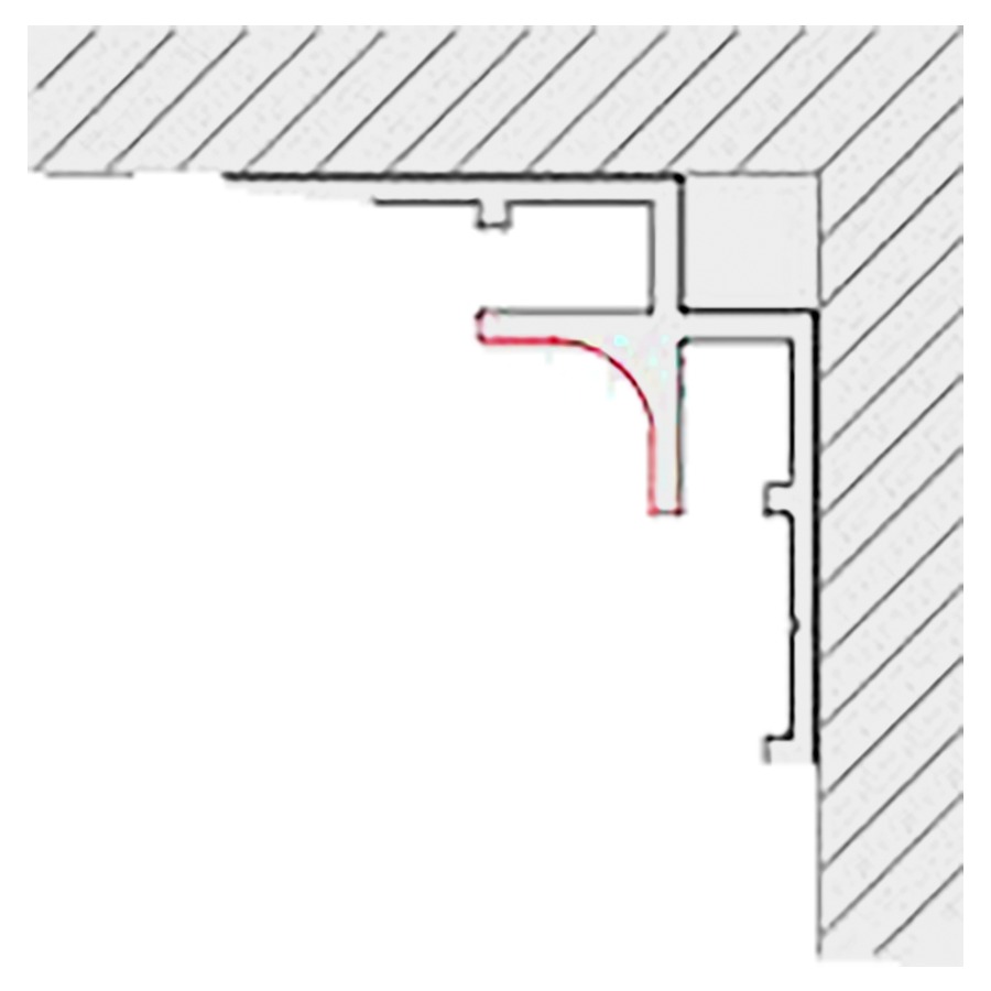 Vipanel profilé d`angle
intérieur
alu blanc
longueur 255 cm.