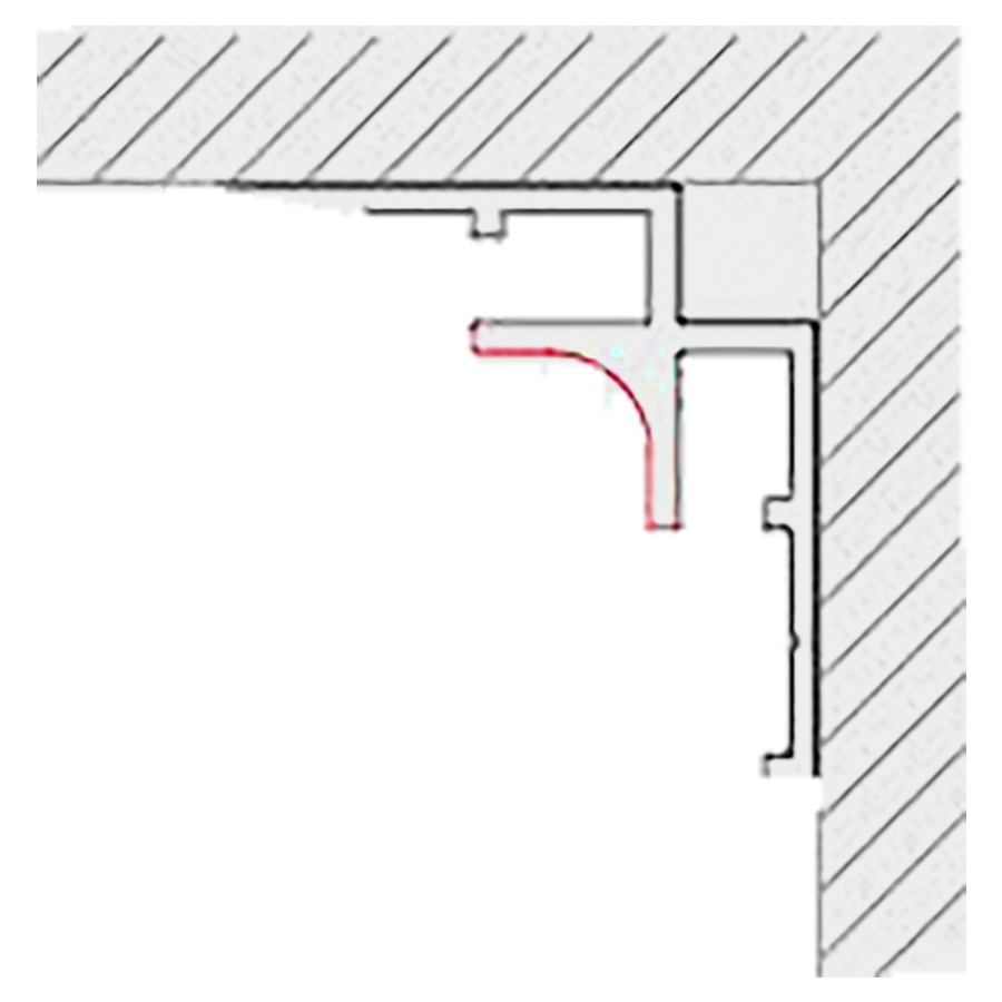 Vipanel profilé d`angle
intérieur
alu noir
longueur 255 cm.