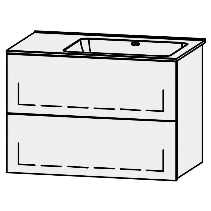 Combinaison de meuble Procasa Tre 80
80 x 55 x 49.7 cm
incl. table de lavabo en avian white 1,2 cm
trop-plein à l`arrière, largeur du lavabo 50 cm
axe de lavabo 50/30 cm
incl. consoles, élément avec 2 tiroirs
extrait complet avec Blumotion, 1 cache-siphon
lavabo à droite, face dépassant sur le côté