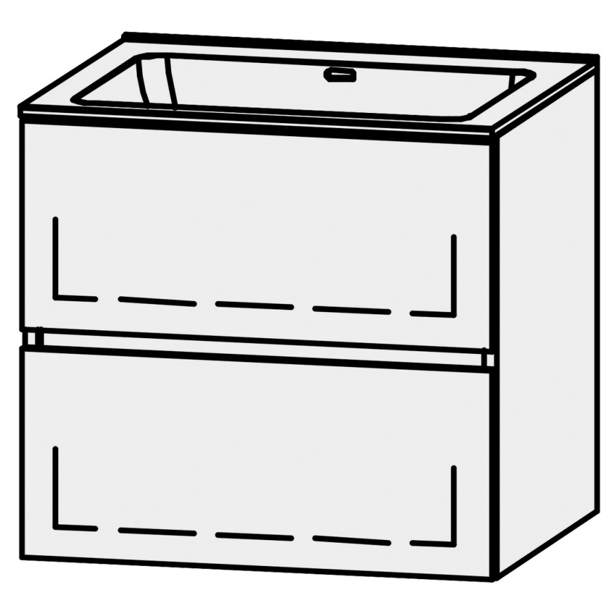 Combinaison de meuble Procasa Tre Line 60