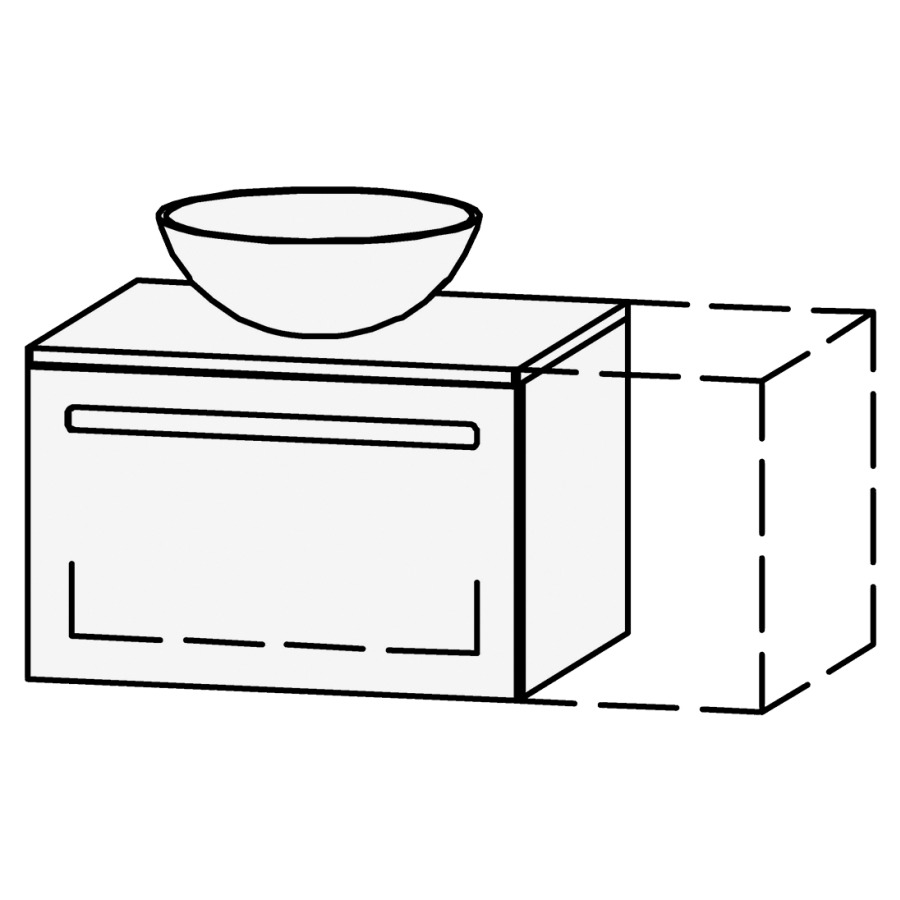 Combinaison de meuble Vanity Amana