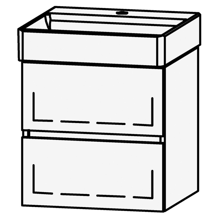 Élément inférieur  Vanity DuraSquare Line