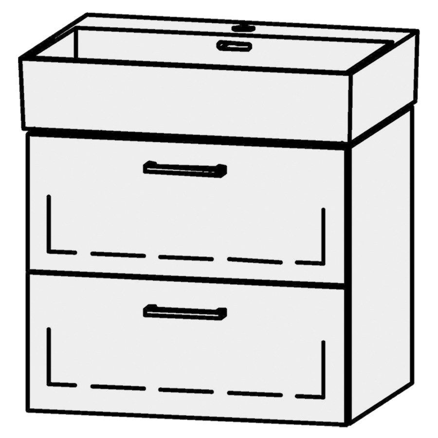 Élément inférieur  Vanity Extra