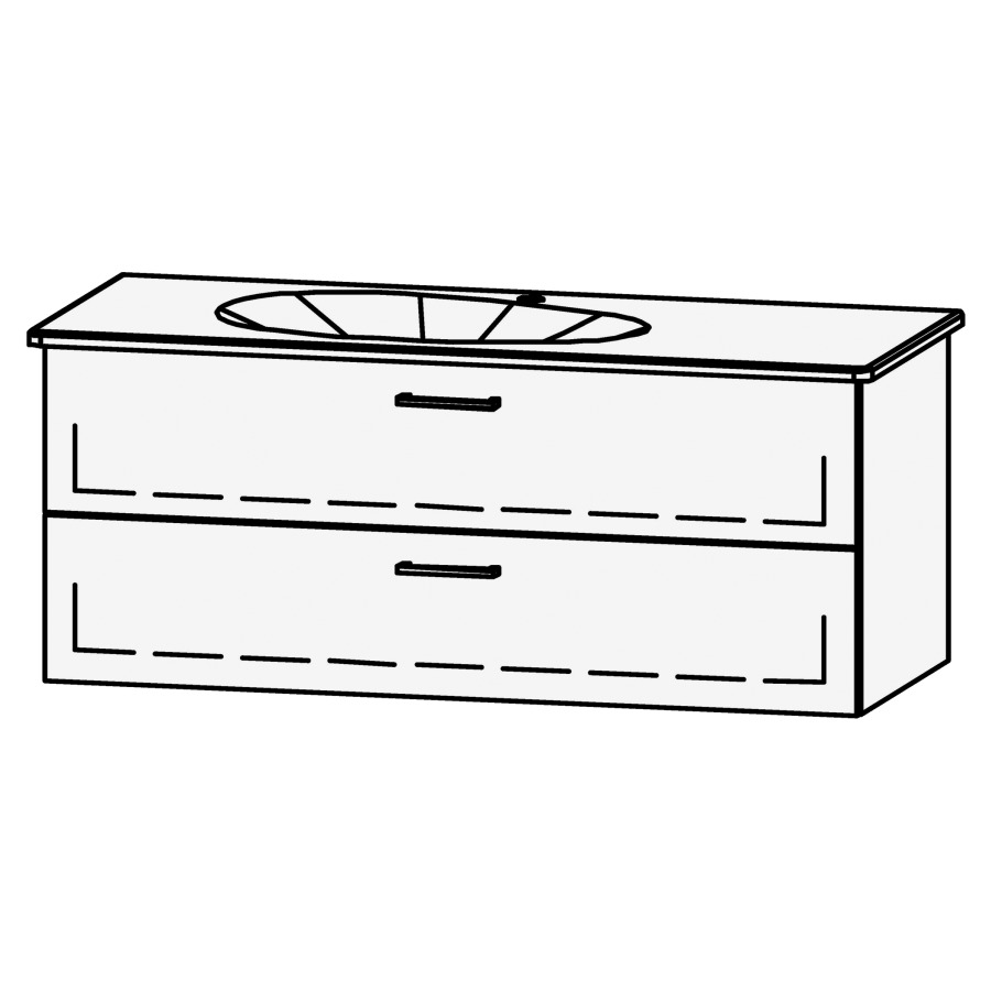 Élément inférieur  Vanity Antao 120