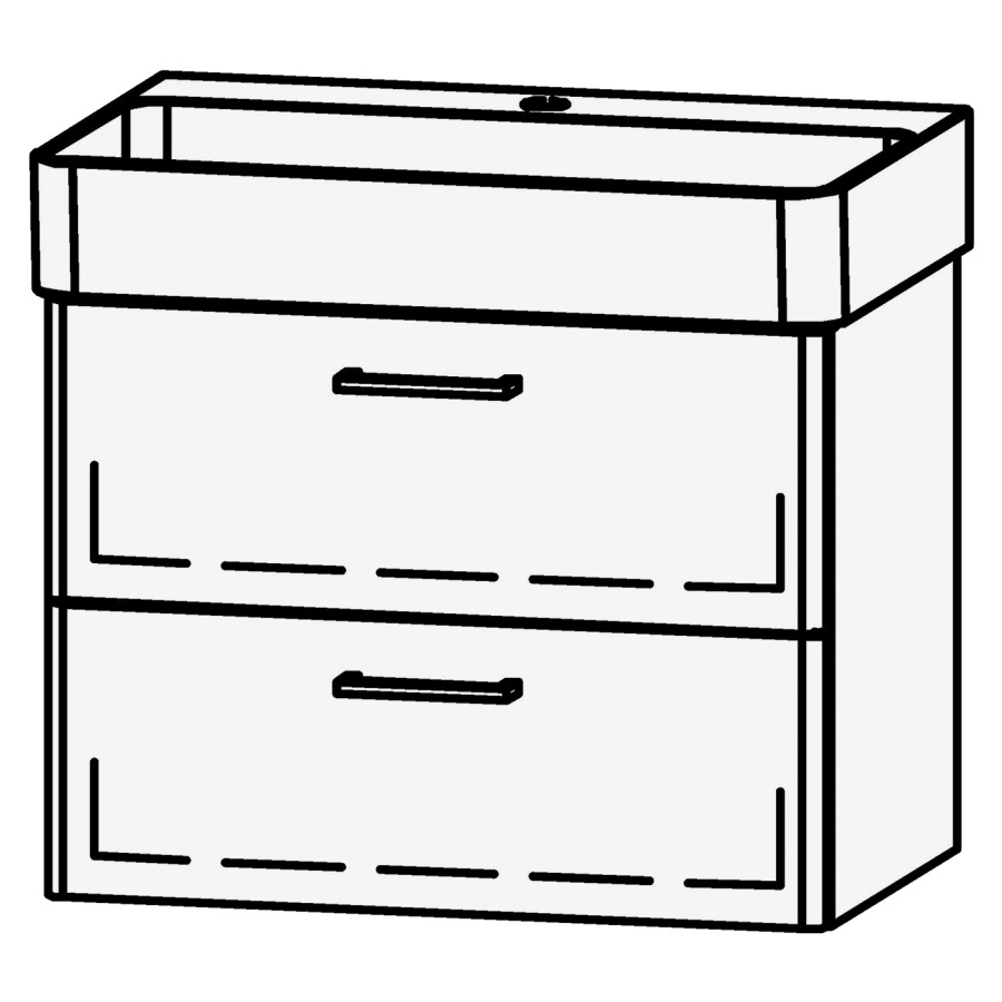 Élément inférieur  Vanity Val 65