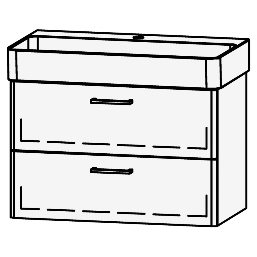 Élément inférieur  Vanity Val 75
