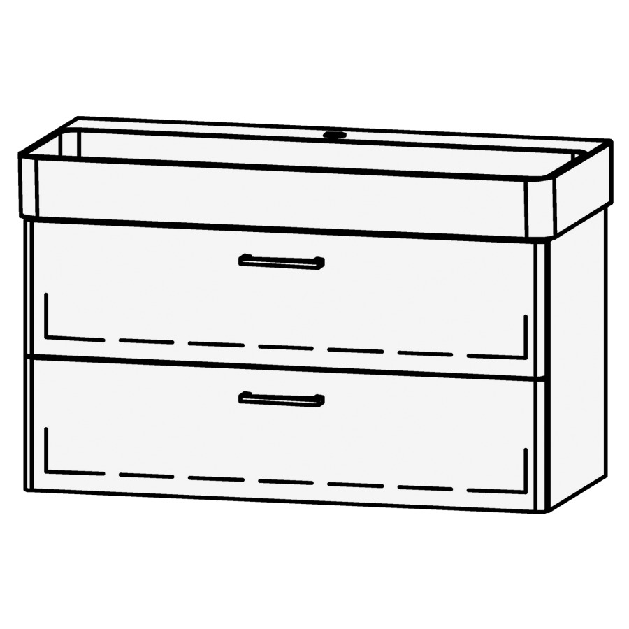 Élément inférieur  Vanity Val 95