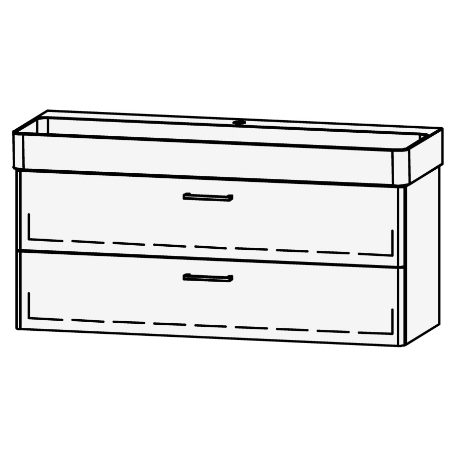 Élément inférieur  Vanity Val 120