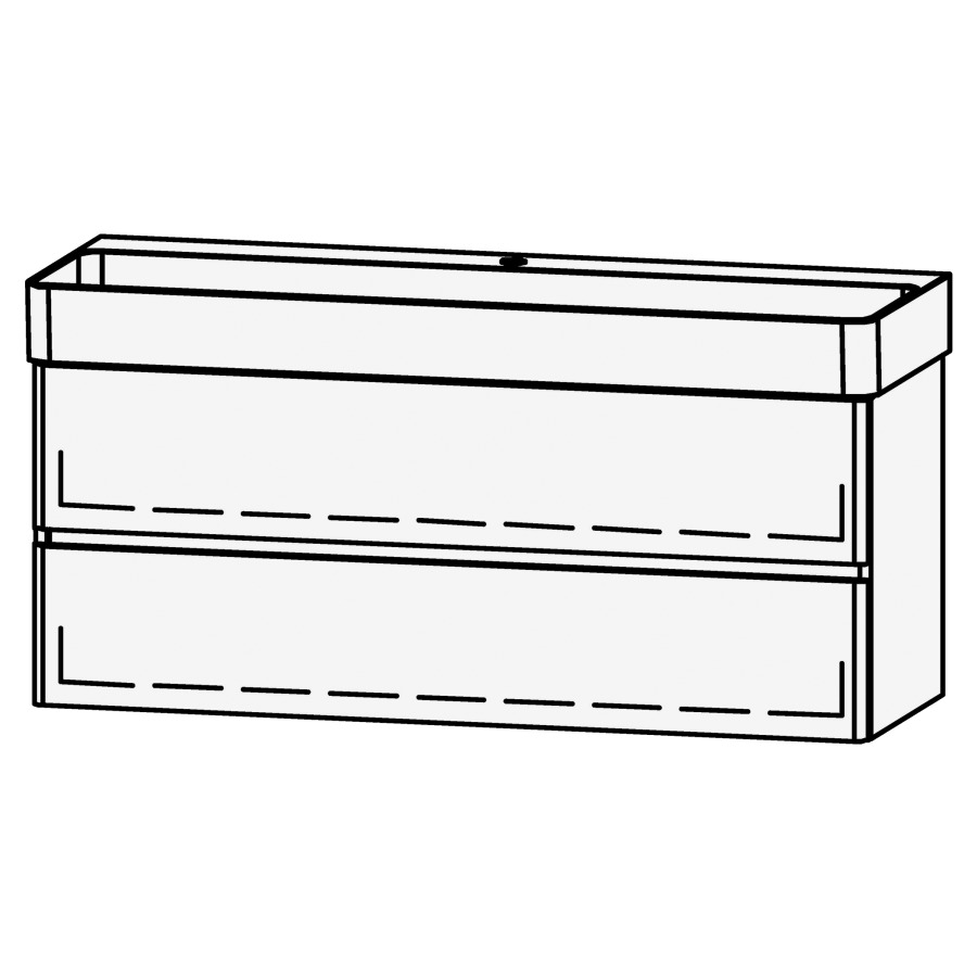 Élément inférieur  Vanity Val Line 120