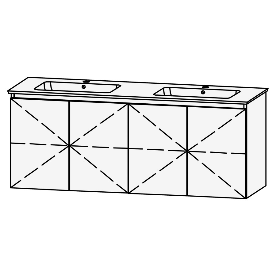 Combinaison de meuble Procasa Uno Style 142