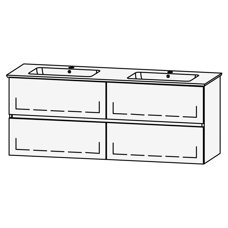 Combinaison de meuble Procasa Uno Line 142