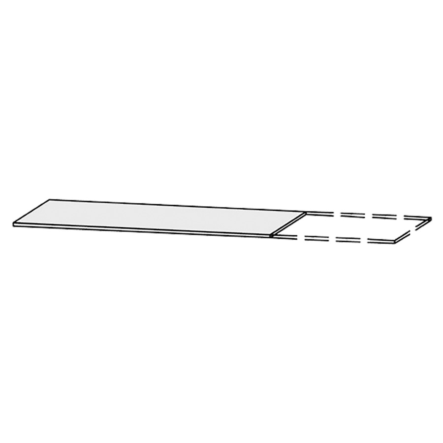 Tablette/rayon Vanity Bocco
101-150 x 1.2 x 40-55.5 cm
sans consoles