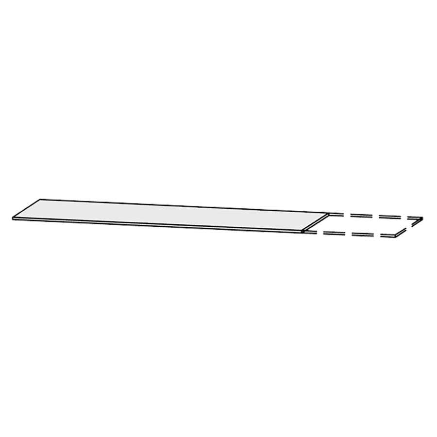 Tablette/rayon Vanity Bocco
151-200 x 1.2 x 40-55.5 cm
sans consoles