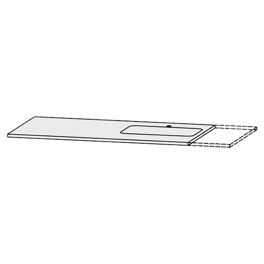 Table de lavabo Vanity Bocco Lavadora