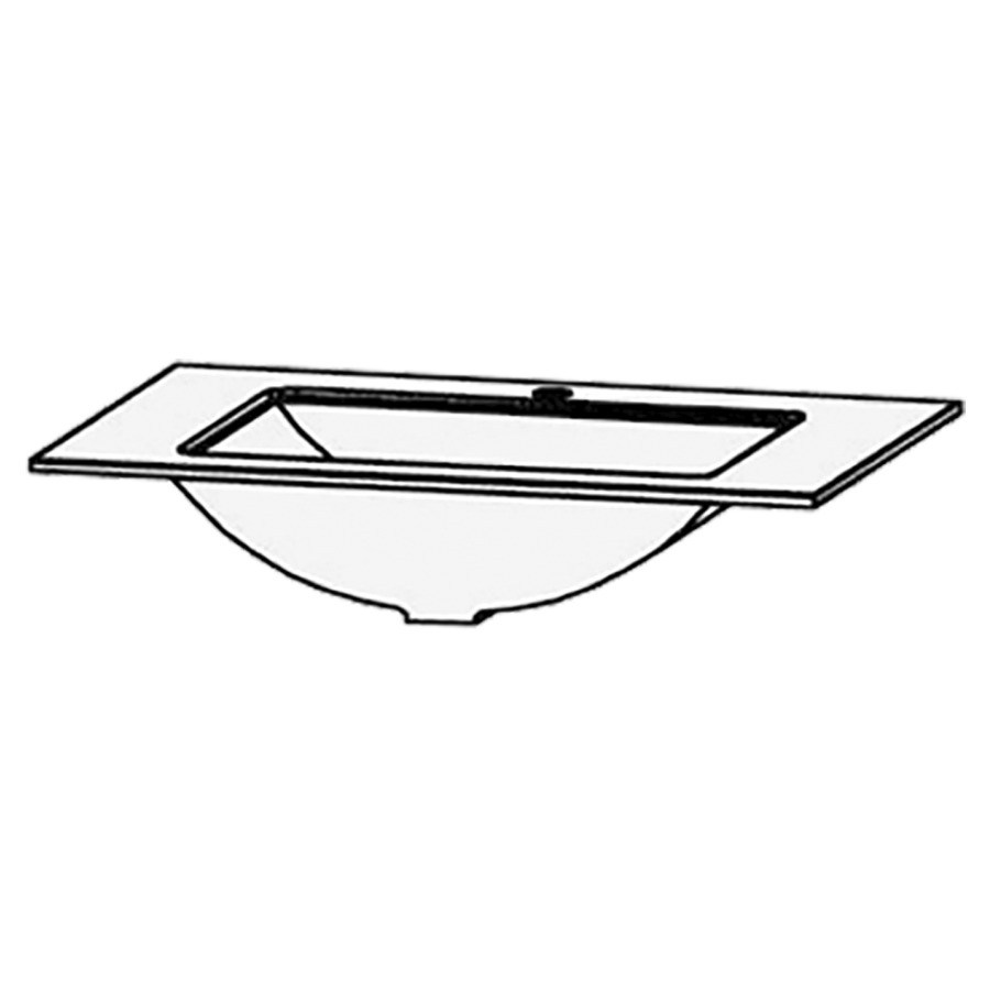 Lavabo
Procasa Cinque Doce
80 x 55,5 x 1,2 cm.
lavabo Tristan blanc
avec trop-plein
à l`avant, sans vidage
excl. consoles
largeur du lav. 54,6 x 36,5cm.