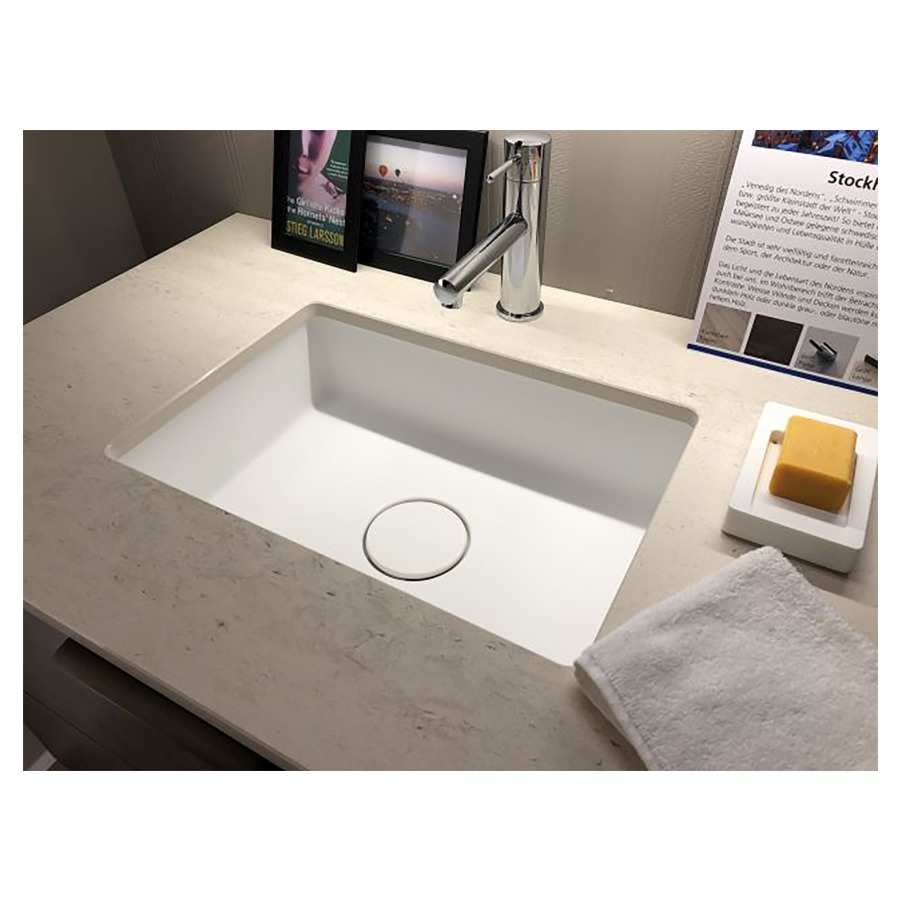 Lavabo en corian, Cubo 49
