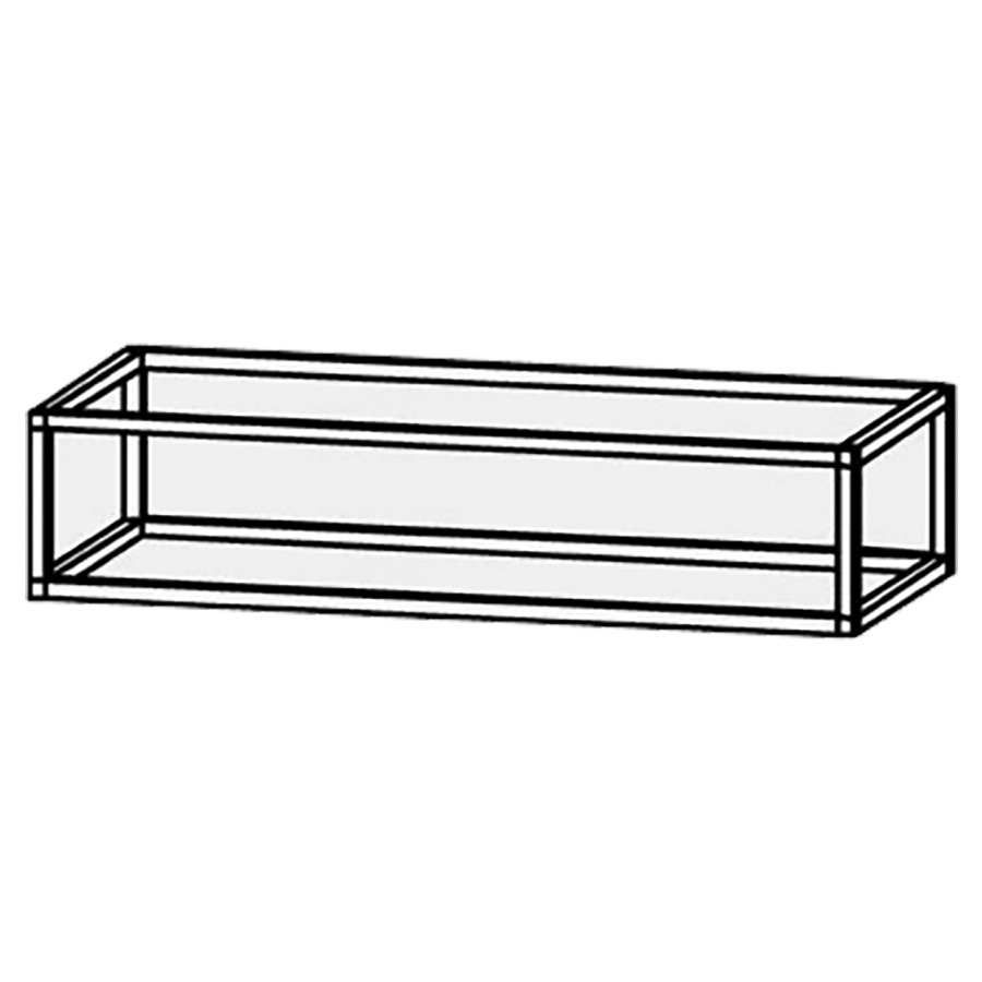 Étagère ouverte Vanity Bocco Visita
99.8 x 22 x 44.8 cm
sans tablette, Métal
avec matériel de fixation