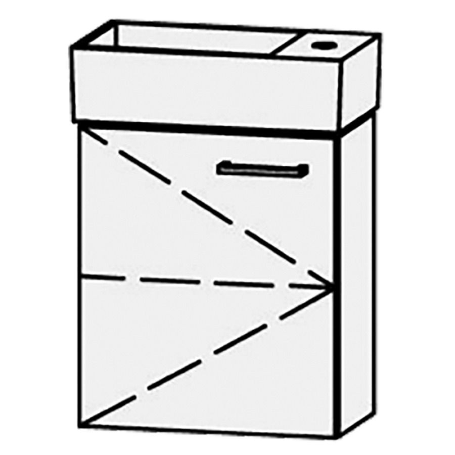 Élément inférieur Vanity Extra 45