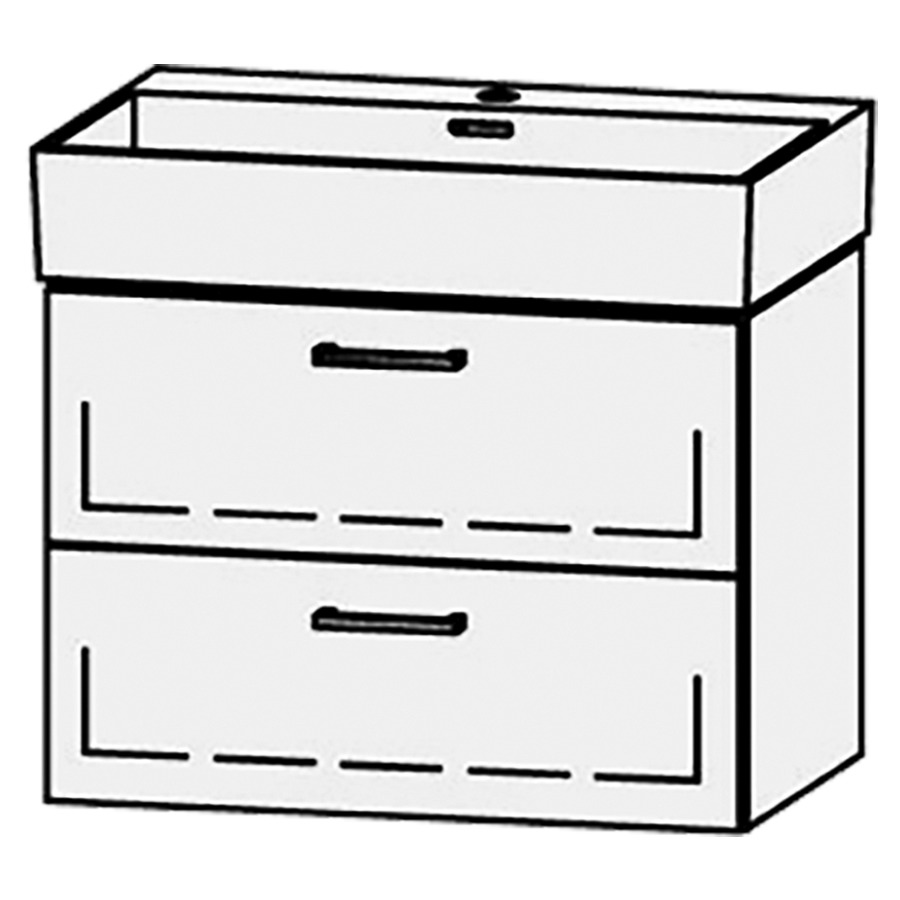 Élément inférieur Vanity Extra 70