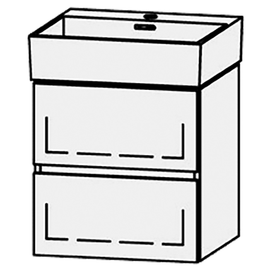 Élément inférieur Vanity Extra Line 50