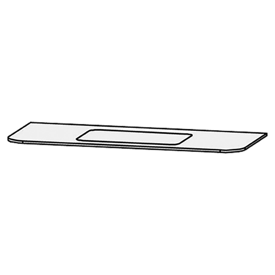 Table de lavabo
Vanity Namiura
121 x 53 x 1,2 cm
axe de lavabo selon liste
excl. consoles
encastrement par dessous