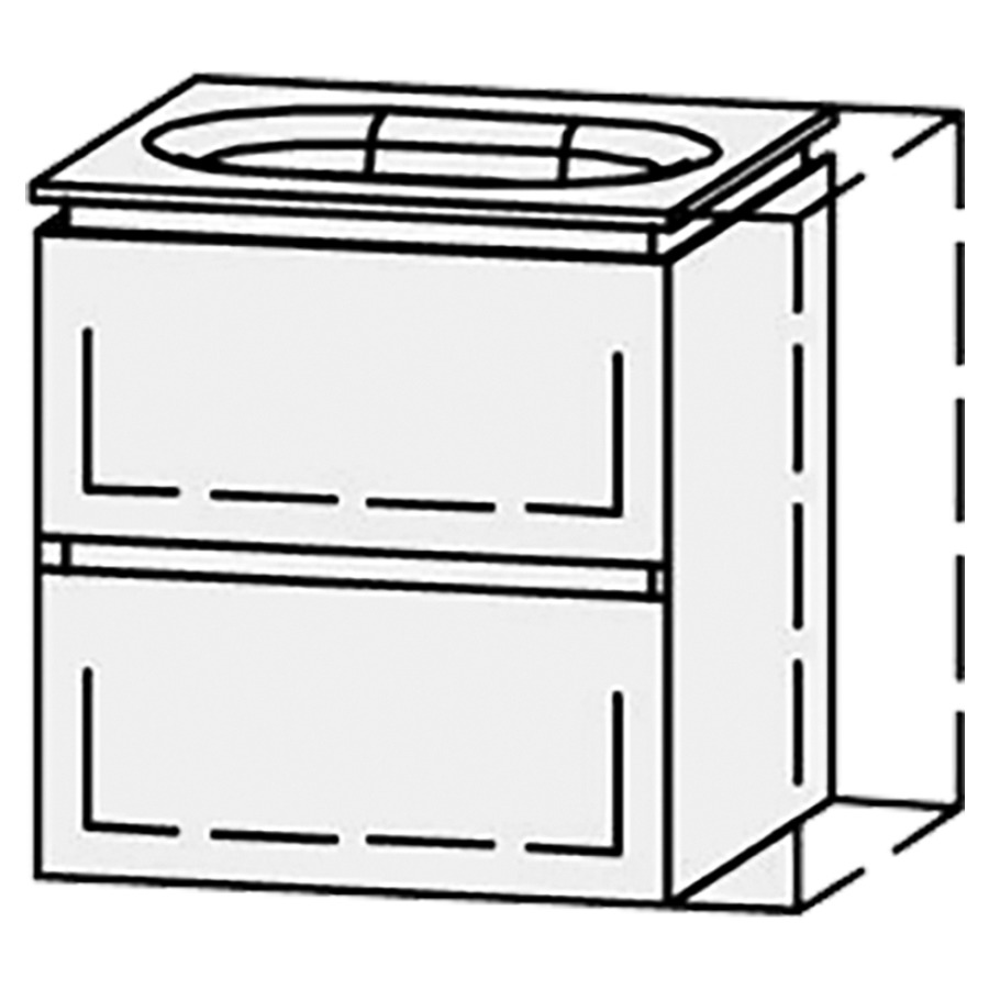 Lavabo-meuble Vanity Aquino 2 Line