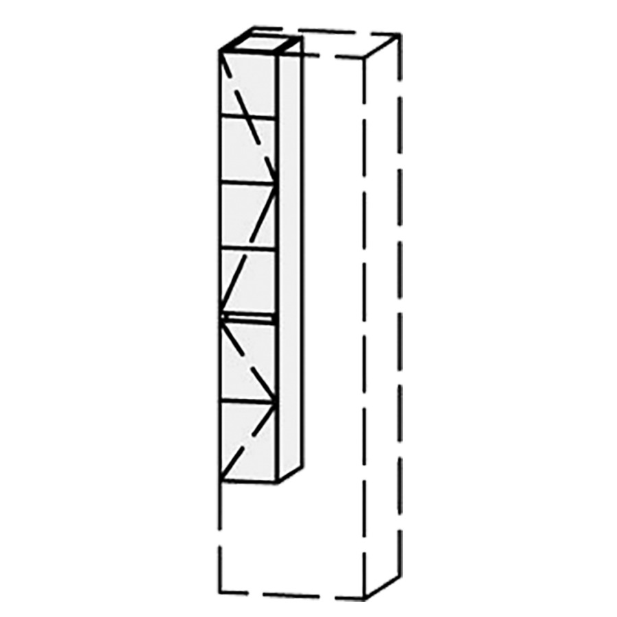 Armoire haute Vanity Aquino 2 Line