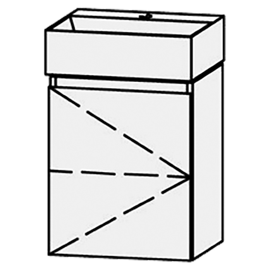 Combinaison de meuble Vanity Seto Mea 2 Style