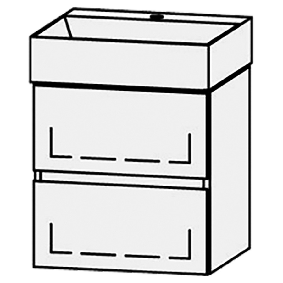 Combinaison de meuble Vanity Seto Mea 2 Line