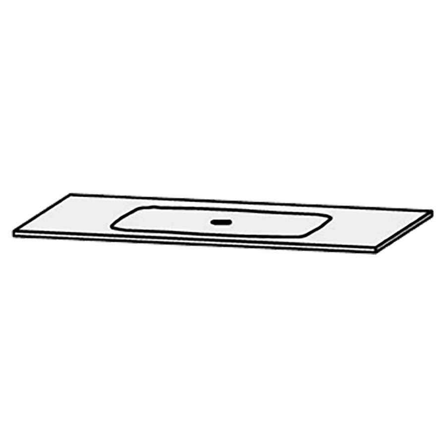Lavabo
Vanity Pasofino
91-120 x 52 x 1,2 cm
axe de lavabo selon liste
sans trop-plein
sans vidage
excl. consoles
largeur du lavabo 50/60 cm.
seulement Uni Glacier White!