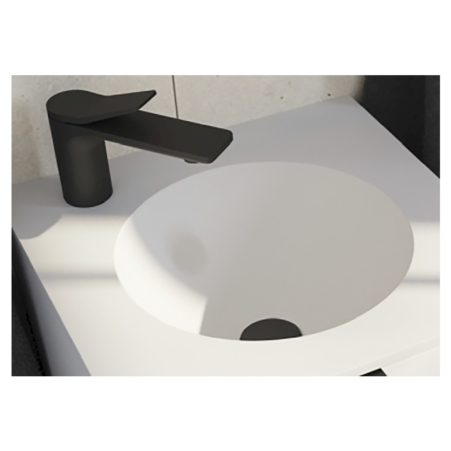 Lavabo en avian Aore 40
diamètre intérieur 40 cm.
hauteur intérieur 16 cm.
diamètre extérieur 46 cm.
hauteur extérieur 18,2 cm.
sans trop-plein
sans vidage