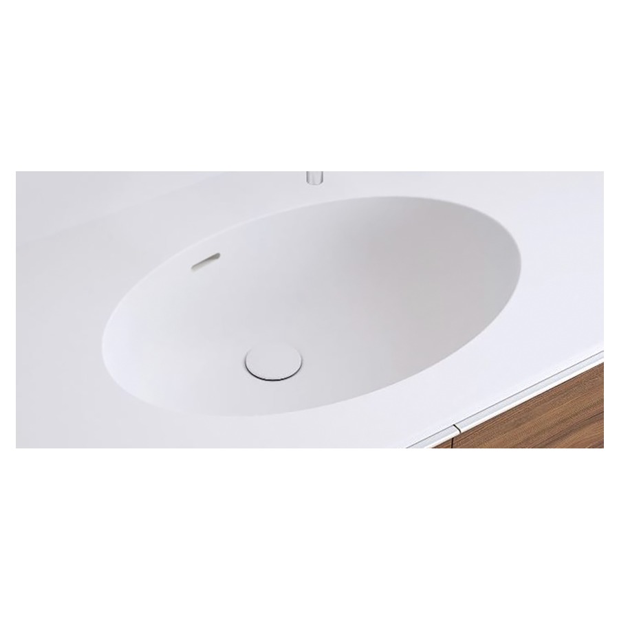 Lavabo à encastrer Avian Ona
mesures intérieur 45.3 x 14 x 32 cm
mesures extérieur 50.3 x 16.2 x 38 cm
avec trop-plein à l'arrière
sans soupape d’écoulement