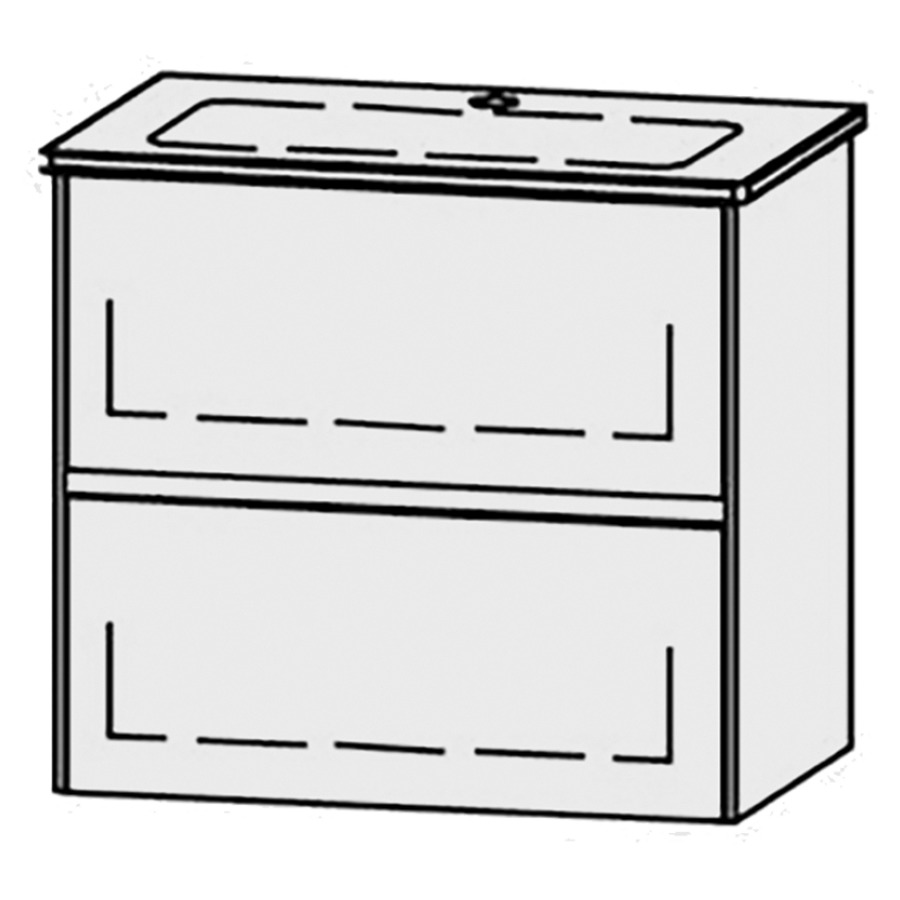 Élément inférieur  Vanity Me by Starck Viiva Line Compact