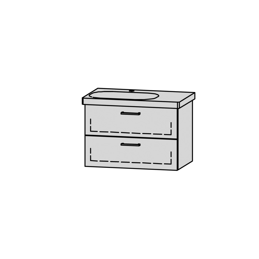 Élément inférieur Vanity Lua 75