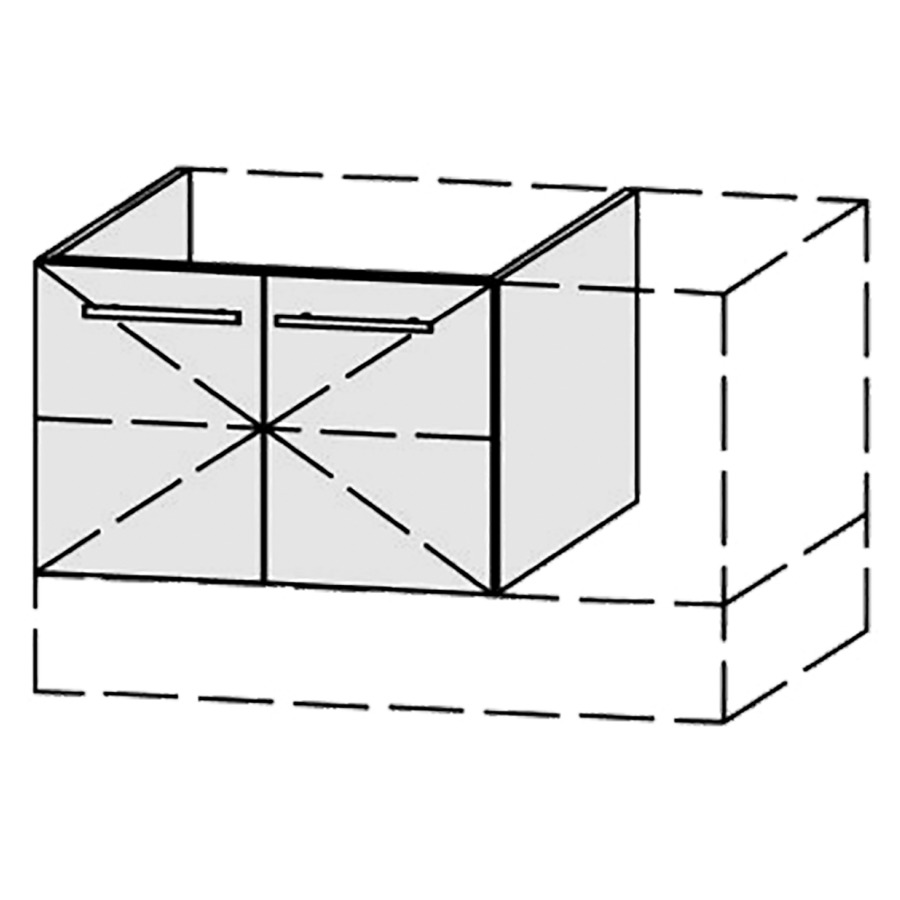 Élément inférieur  Vanity Bocco Lavadora