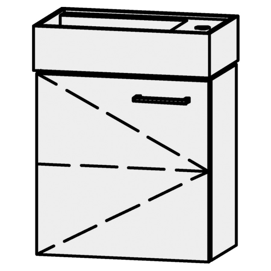 Élément inférieur Vanity Kartell 46