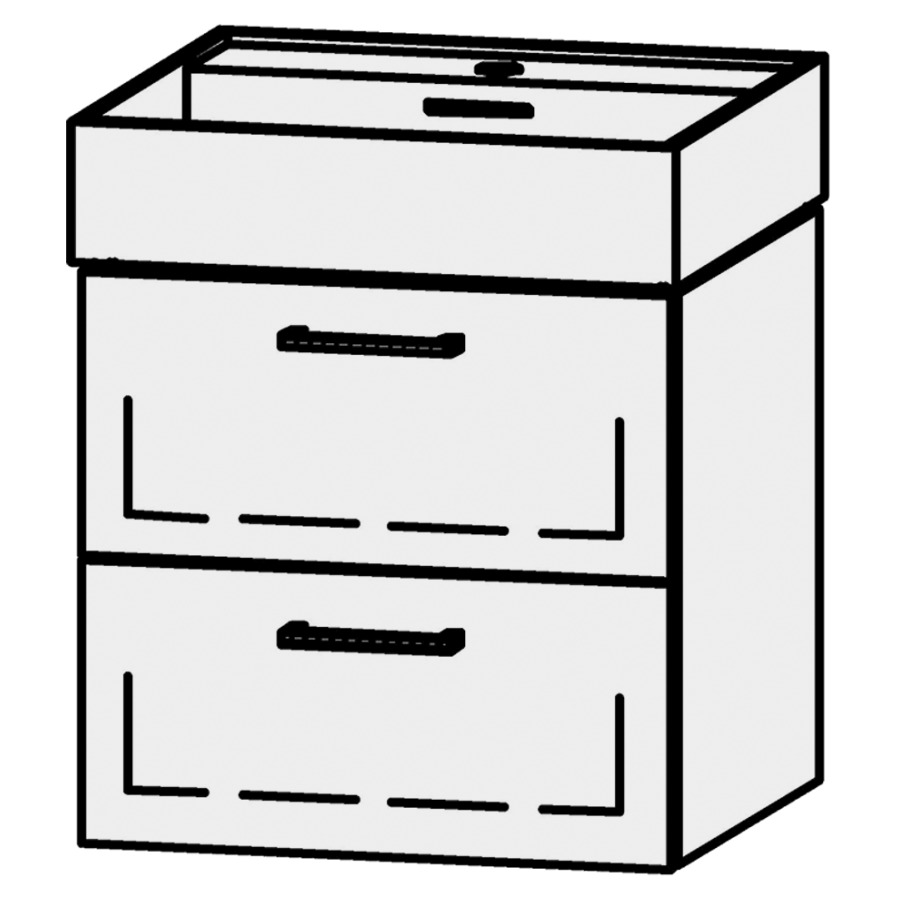 Élément inférieur Vanity Kartell 50