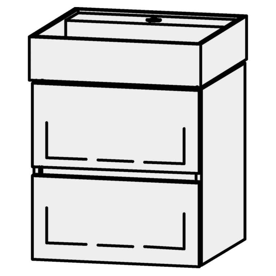 Élément inférieur  Vanity Kartell Line