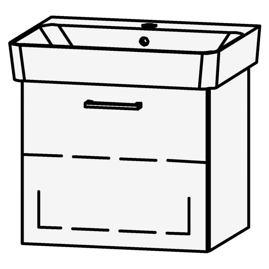 Élément inférieur Vanity Renova Plan Easy 55