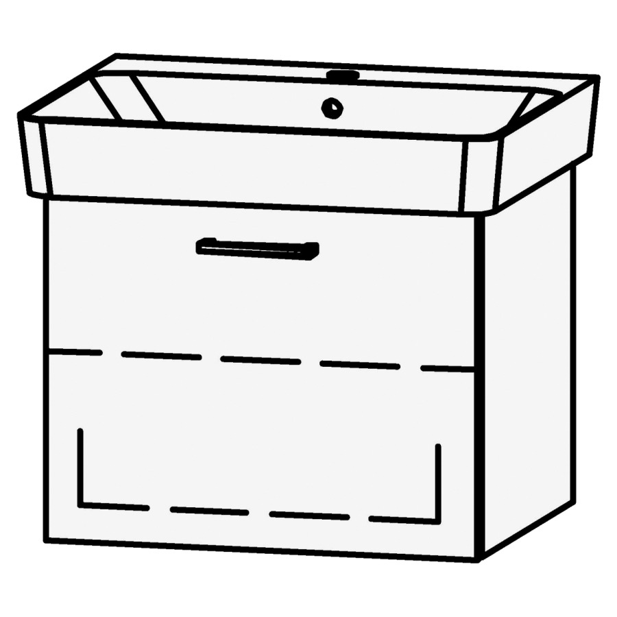 Élément inférieur Vanity Renova Plan Easy 60